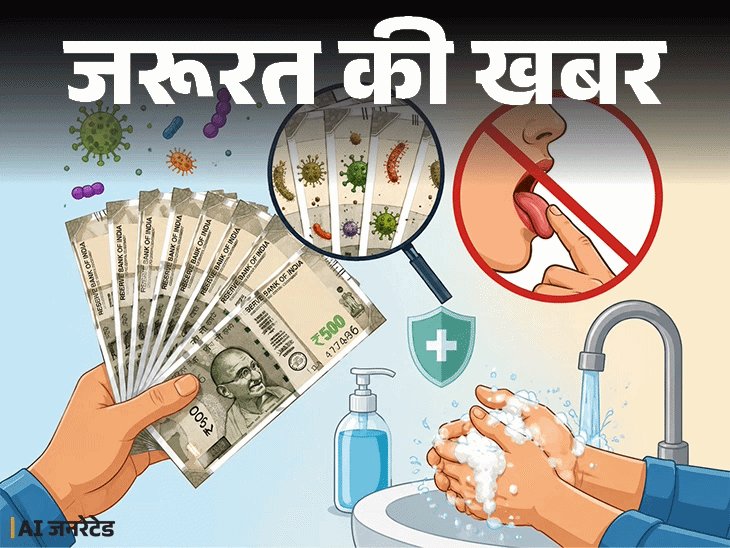 जरूरत की खबर- नोटों पर हैं जर्म्स और बैक्टीरिया:उसे थूक लगाकर न गिनें, गिनकर साबुन से हाथ धोएं, बचाव के लिए 10 सावधानियां