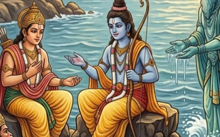 रामायण- समुद्र नहीं दे रहा था वानर सेना को रास्ता:श्रीराम की लक्ष्मण को सीख- मूर्ख व्यक्ति से प्रार्थना करना समय की बर्बादी है, किसी कंजूस न करें दान की बात