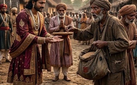 राजा ने भिखारी से भीख में मांगा अनाज:प्रेरक कथा: दान करते समय कंजूसी नहीं करनी चाहिए, अपनी क्षमता के अनुसार जरूरतमंद की सहायता करें