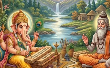 जब भगवान गणेश बने महाभारत के लेखक:कथा की सीख- जीवन में सफलता चाहते हैं, तो पहले लक्ष्य तय करें और फिर जब तक काम पूरा न हो जाए, आराम न करें