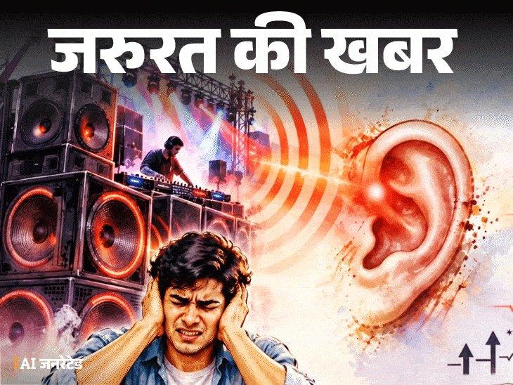 जरूरत की खबर- दशहरे के मेले में लाउडस्पीकर से सावधान:तेज आवाज से हार्ट-ब्रेन को नुकसान, हियरिंग लॉस का रिस्क, 7 सावधानियां जरूरी