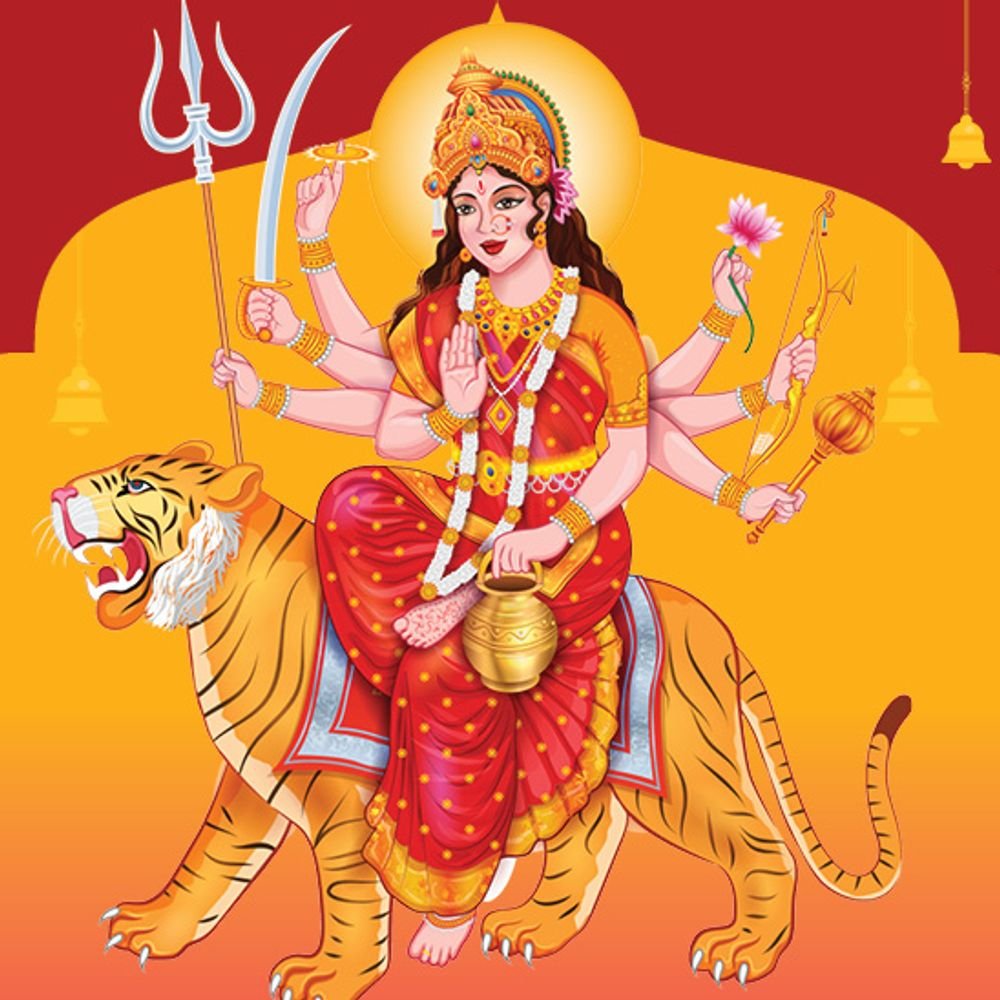 नवरात्रि का तीसरा दिन:आज करें मां चंद्रघंटा की पूजा; बुराइयों का सामना करने लिए तैयार रहने का संदेश देता है देवी का स्वरूप